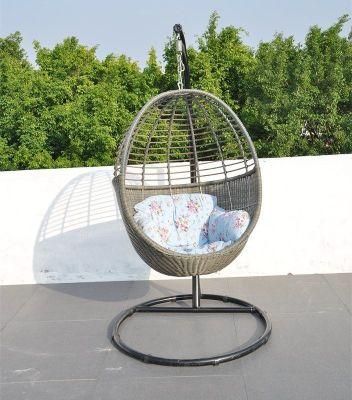 Garden Outdoor Swing Bed Chair with Cushion Patio with Swing Chair