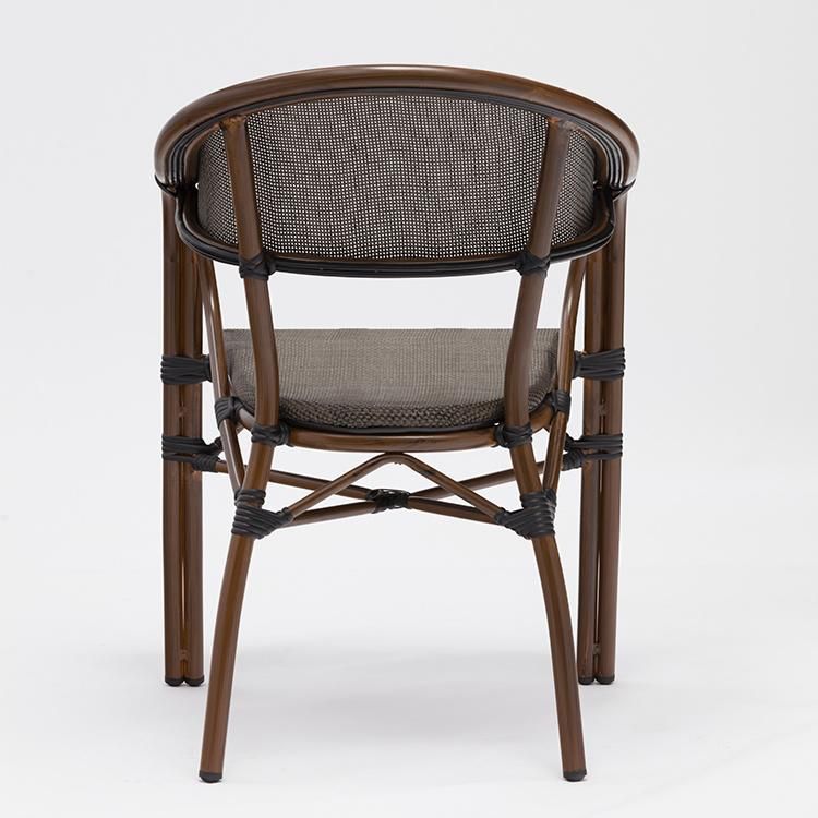 Factory Promotion Aluminum Outdoor Patio Chairs with Plastic Mesh