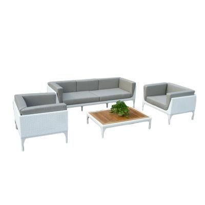 Elegant Rattan Furniture Garden Outdoor Wicker Sofa (CF835)