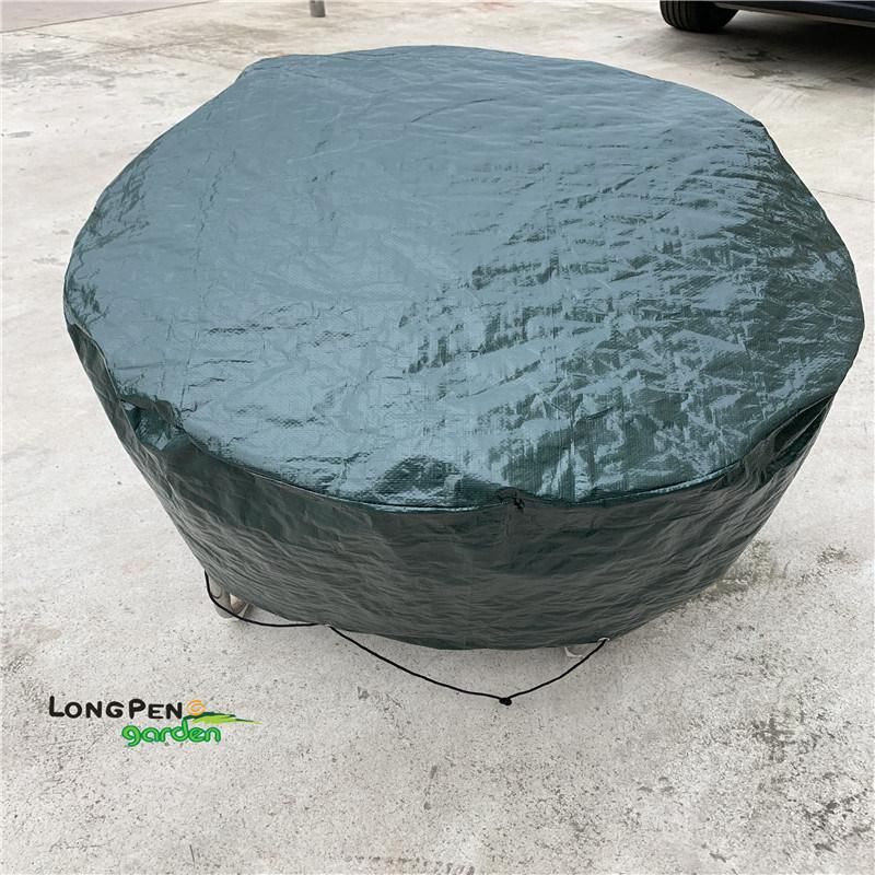 PE Waterproof Outdoor Furniture Cover Round Shape