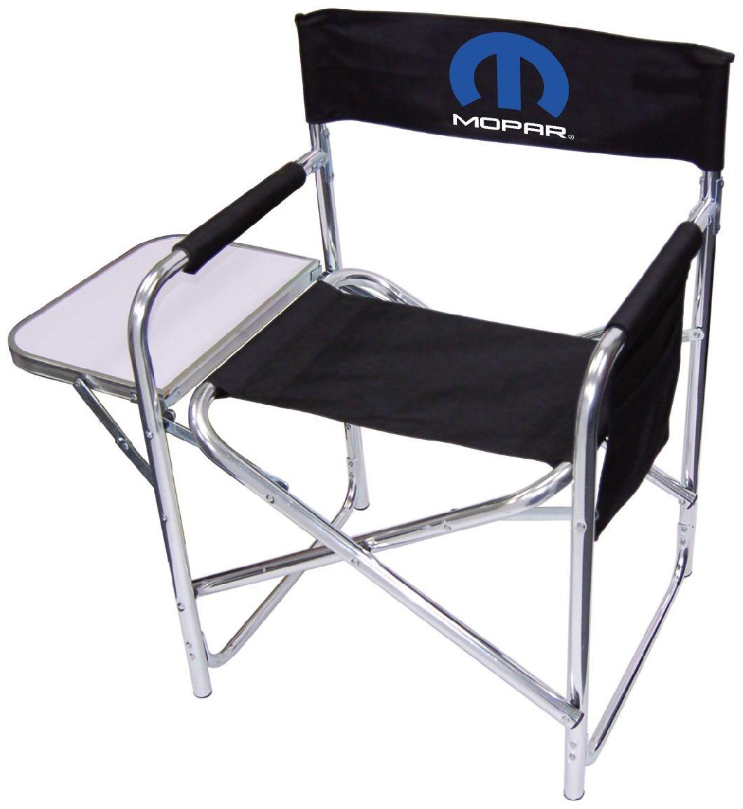 Multifunction Folding Director Chair Outdoor Fishing Chair Aluminum Alloy Tube Leisure Chair 600d Oxford Cloth with Side Table