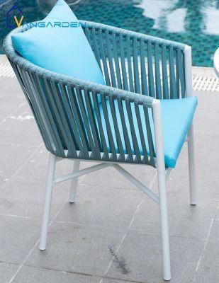 Balcony Patio Chairs with Arm Rest Outdoor Furniture for Restaurant