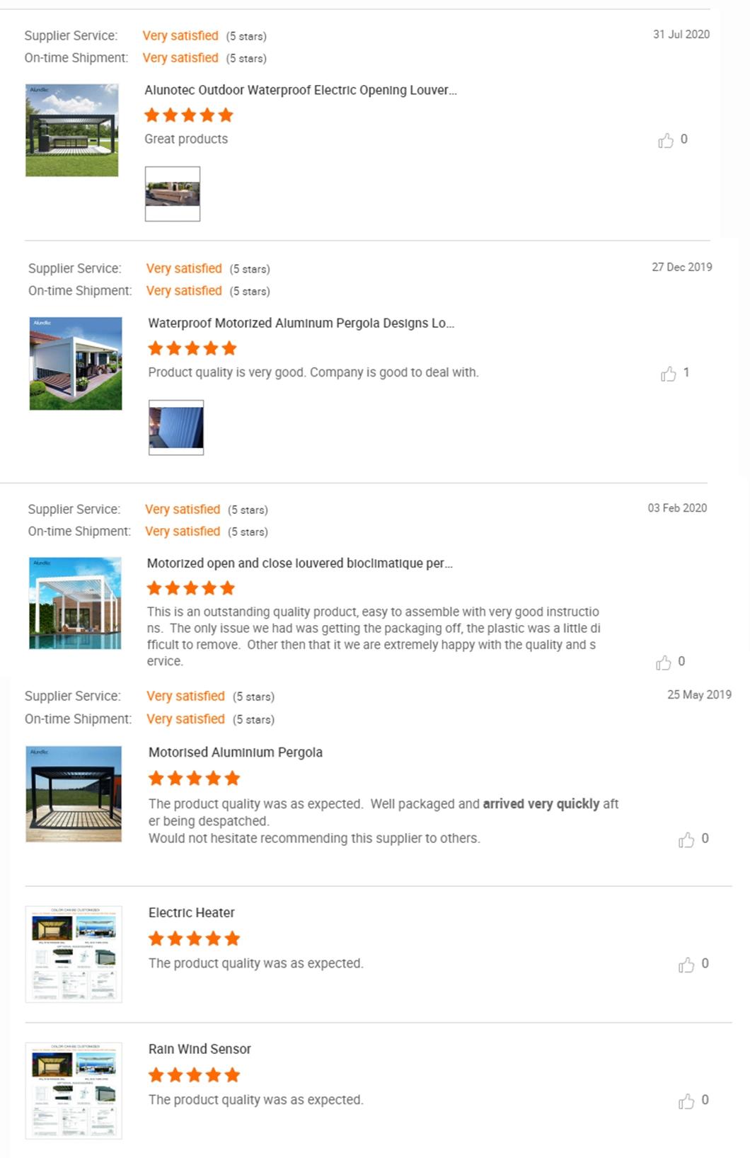 Louver Waterproof Roof Pergola Waterproof Louver Roof