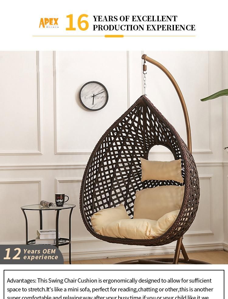 New Design Hot Sell Swing Chair Outdoor Rattan Swing Chair