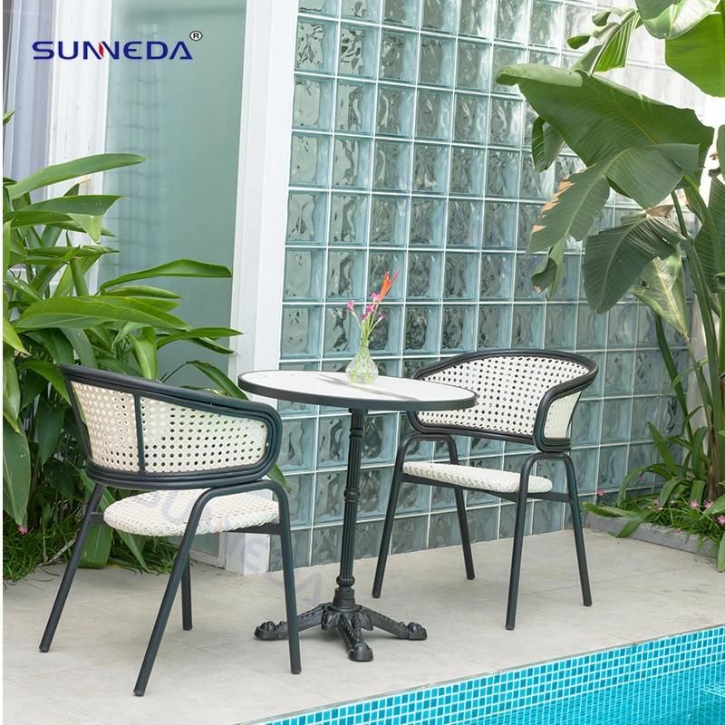 Backs Use Dual Aluminum Reinforcement Design Outdoor Leisure Garden Chair