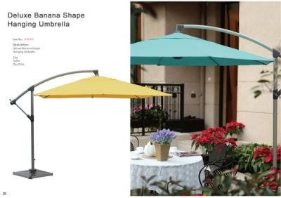 3m Leisure Hanging Umbrella for Garden Courtyard Cantilever Patio Parasol