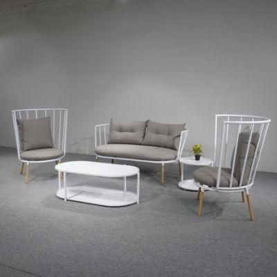 Bar Cafe Darwin Wrapped Paper/ Carton Box Aluminum Outdoor Aluminium Garden Corner Sofa