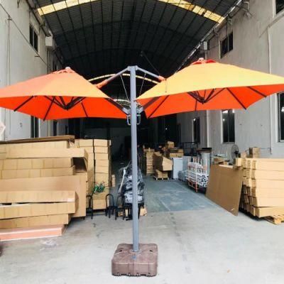 Factory New Design Single Top Iron Frame Double Hydraulic Umbrella