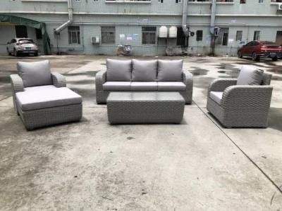 Foshan Aluminum Darwin or OEM Small Rattan Sofa Patio Wicker Furniture Sale