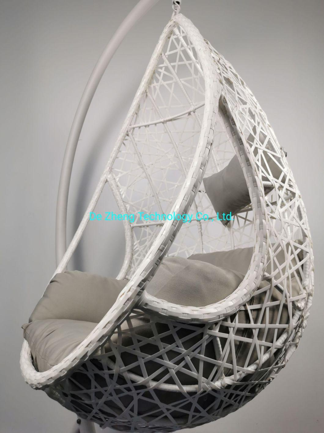 Durable Outdoor Rattan Furniture Wicker Single Swing Hanging Chair