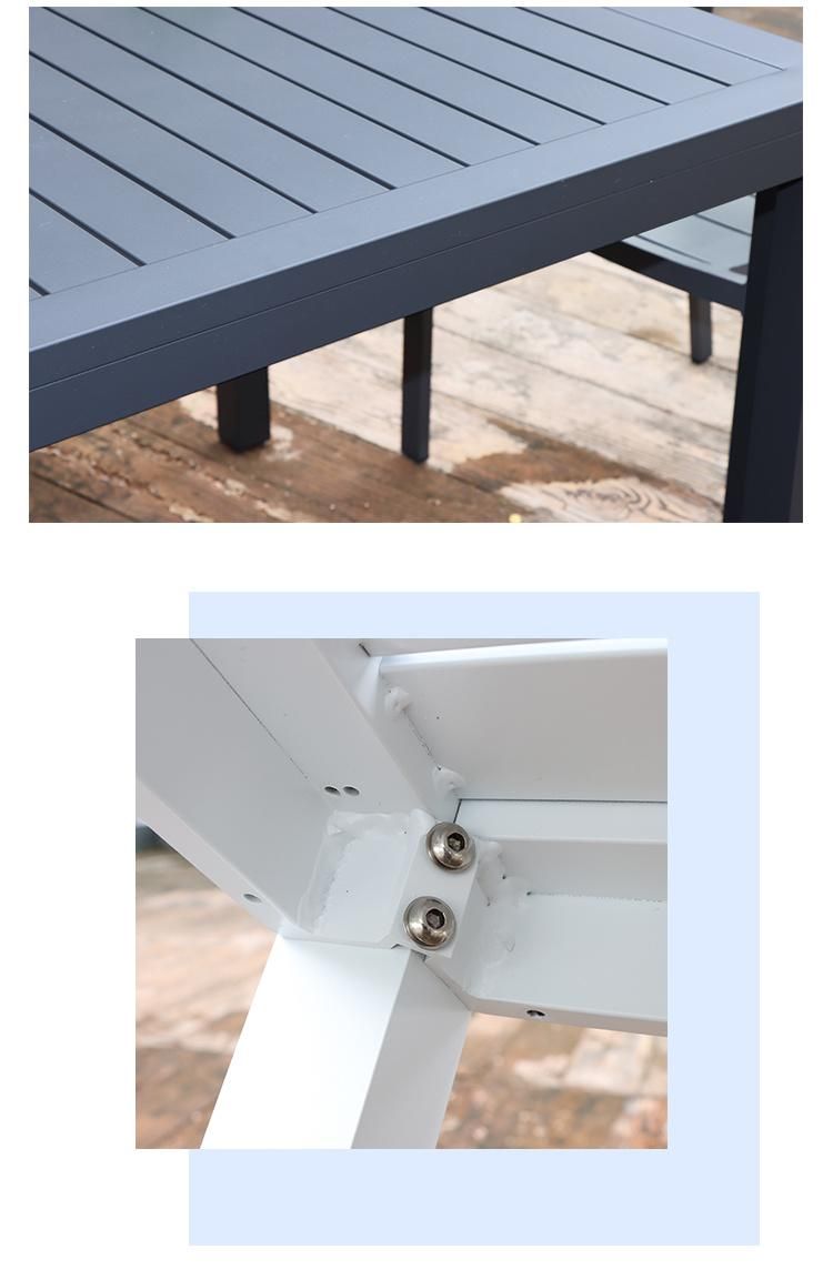 OEM High Quality Garden Table and Chairs Outdoor Corner Dining Set
