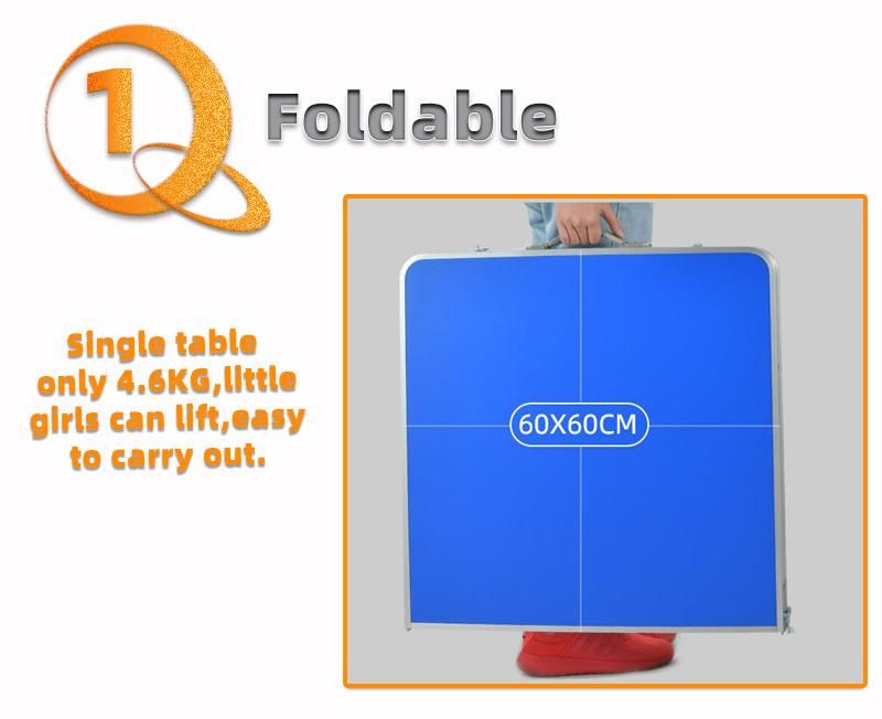 Outdoor Camping Picnic Leisure Fishing Multi-Functional Adjustable Folding Table 16