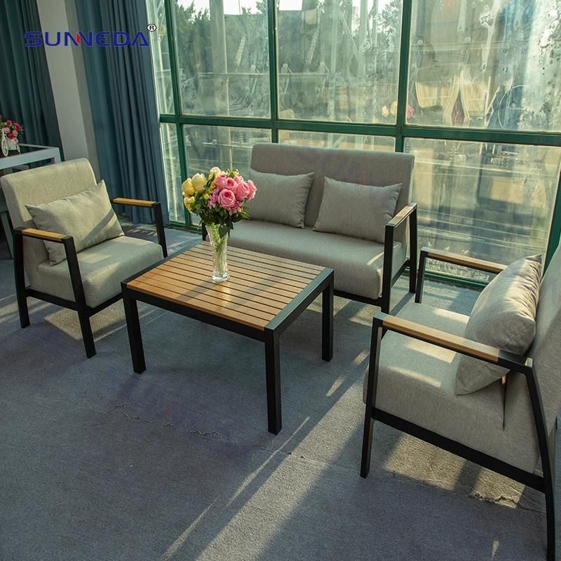 Leisure Outdoor Sofa Set with Durable Aluminium Frame