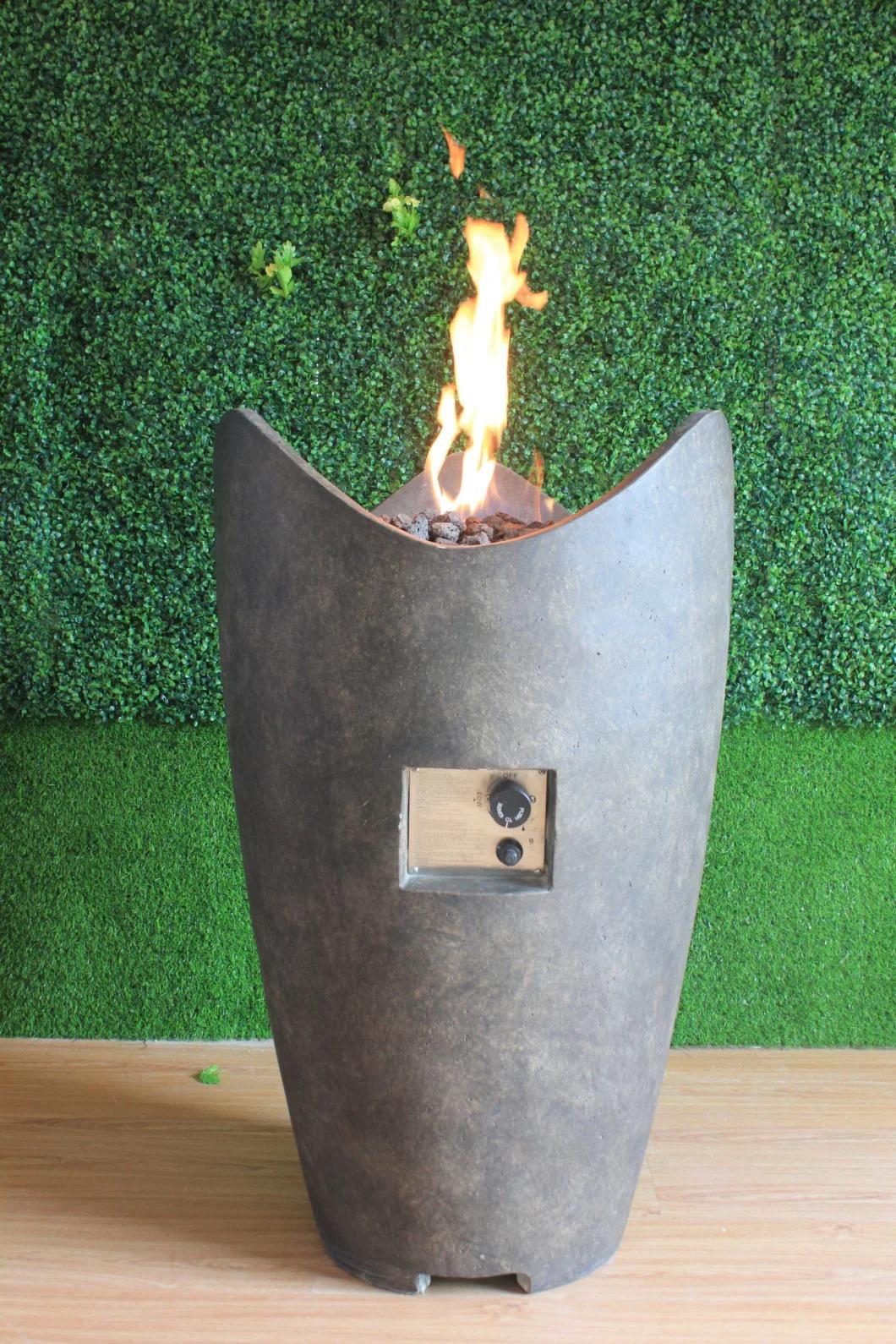 Fire Pot Vertical Fire Pit Lp Propane Priscilla Fire Column