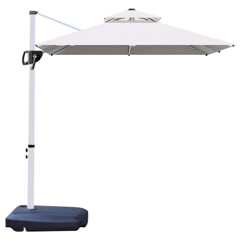 Outdoor Square Roman Umbrella Manual Large Patio Umbrella