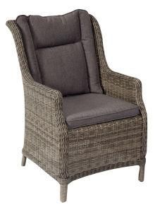 Outdoor Garden Rattan Wicker Aluminum Luxury Dining Chair