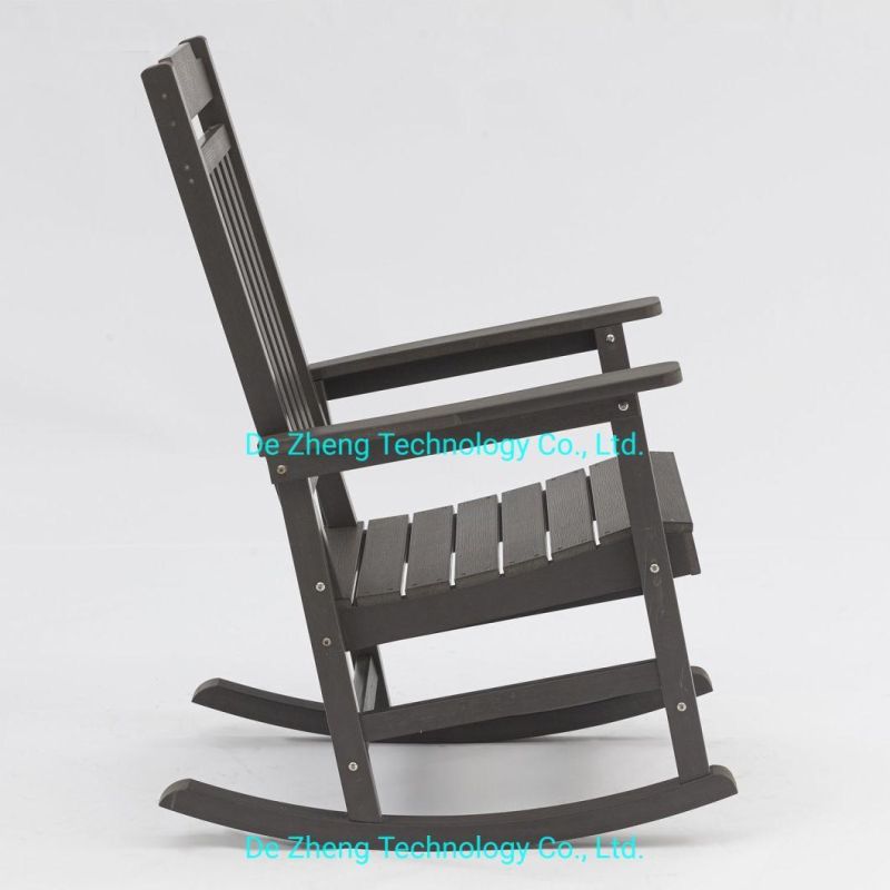 Outdoor Dining Wood Rocking Chair Garden Patio Leisure Wooden Balcony Chair