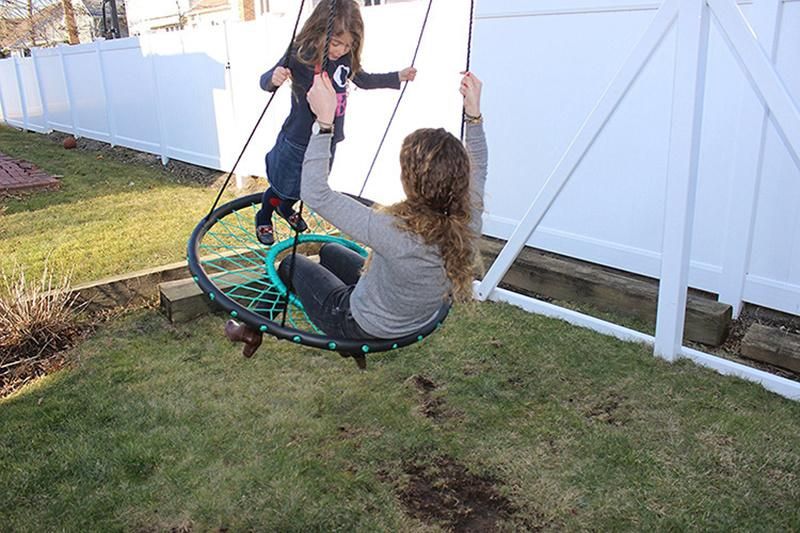 Children′s Outdoor EVA Foamed Pipe Garden Swing with Centrial Hole