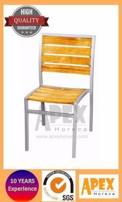 Outdoor Teak Chair Cafe Furniture Aluminum Side Chair
