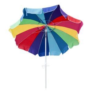 UV Protection Display Advertising Steel Beach Sun Umbrella