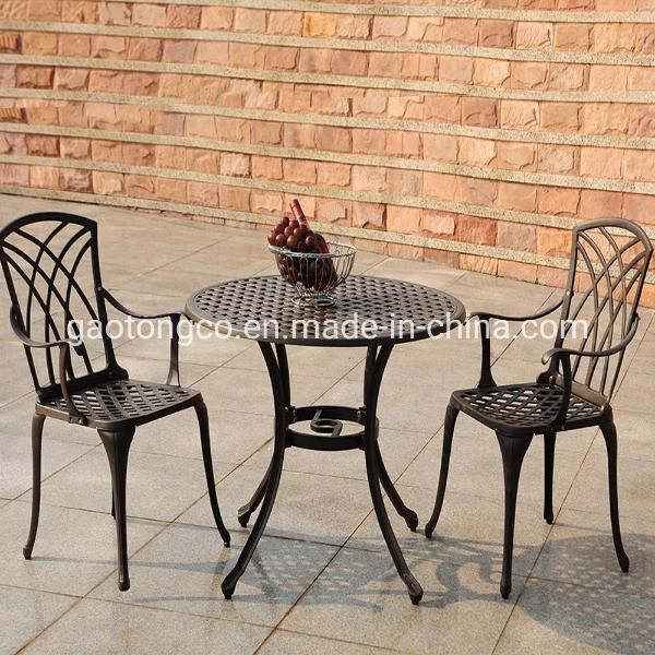 Black Patio Bistro Set Cast Aluminum Outdoor Bistro Set Coffee House Bistro Table