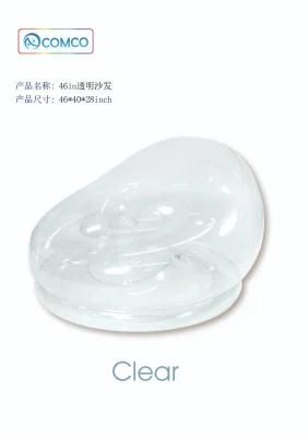 46in Transparent Round Single Sofa