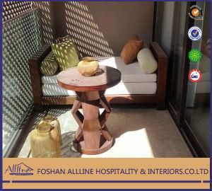 Morocco Four-Season Al-Ml0108 Hotel Furniture Balcony/Garden/Outdoor Solid Wood Love Seat Sofa