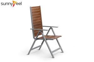 Outdoor Garden Furniture Solid Wood Dining Folding Chair