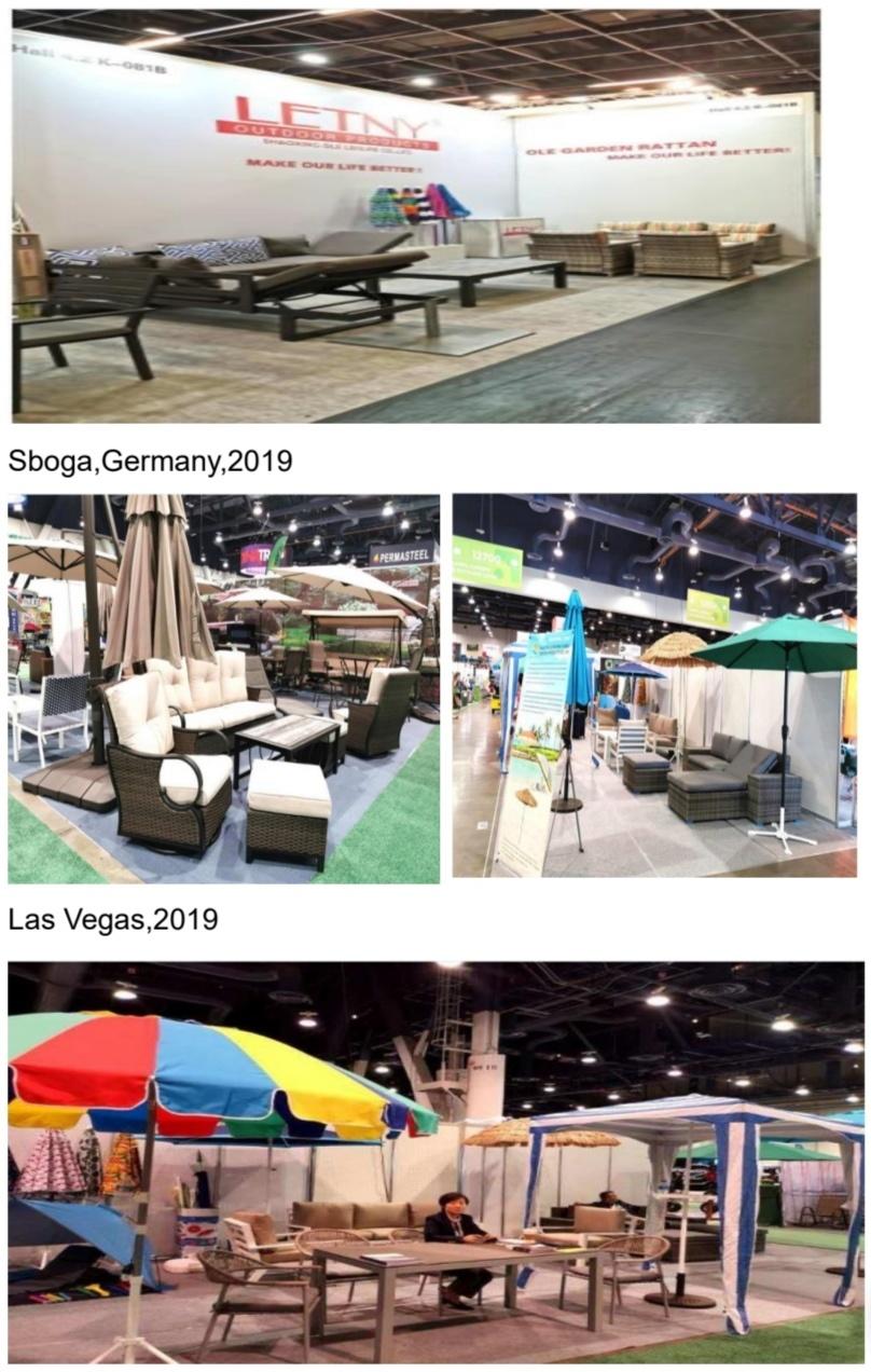 Outdoor Furniture Used on Rattan Leisure Outdoor Sofa Set