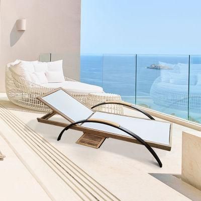 Wholesale Pool Lounge Chairs Backpack Chaise Couch Modern Sun Lounger Swimming Pool Beach Furniture