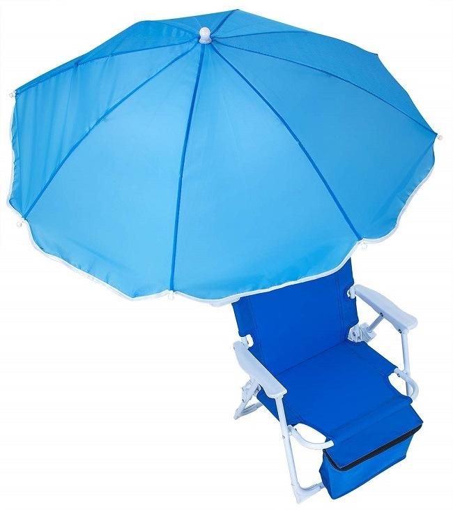 Kids Camping Chairs with Umbrella Portable Carry Bag, Great for Camping, Sporting Events, Beach, Travel, Backyard, Patio