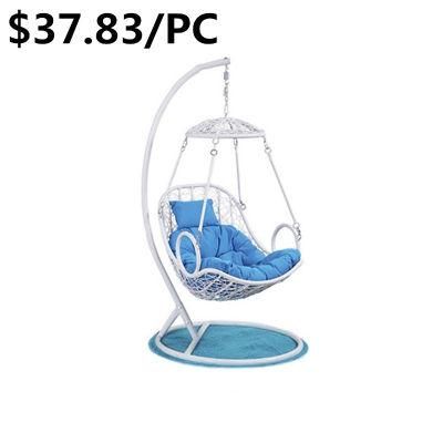High Quality Metal Egg Durable Hanging Patio Rattan Swing Chair