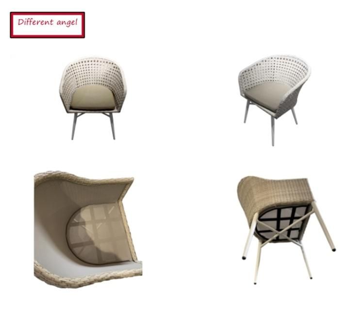 New Model Outdoor Furniture Bistro Synthetic Woven Rattan Wicker Cafe Chair