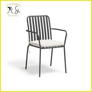 Commercial Furniture Cast Aluminium Anti Rust Restaurant Outdoor Dining Chair