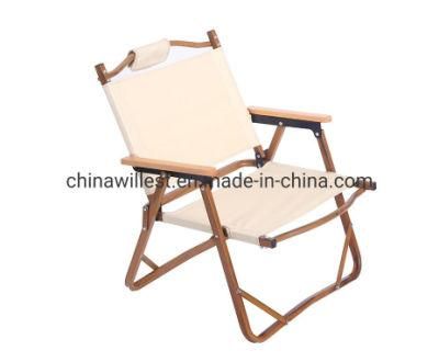 Willestoutdoor Beech Folding Chair Camping Beach Solid Wood Butterfly Chair Mountain Camping Leisure Chair