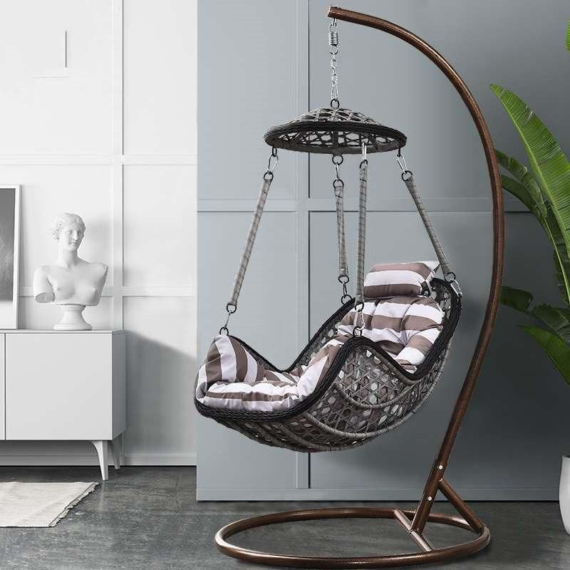 Home Furniture Rattan Wicker Dining Outdoor Swing Chair for Patio