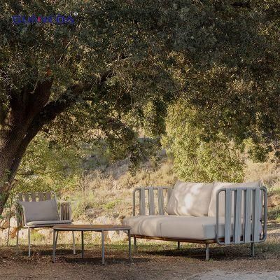 New Design Patio Aluminum Sofa Outdoor Hotel Furniture