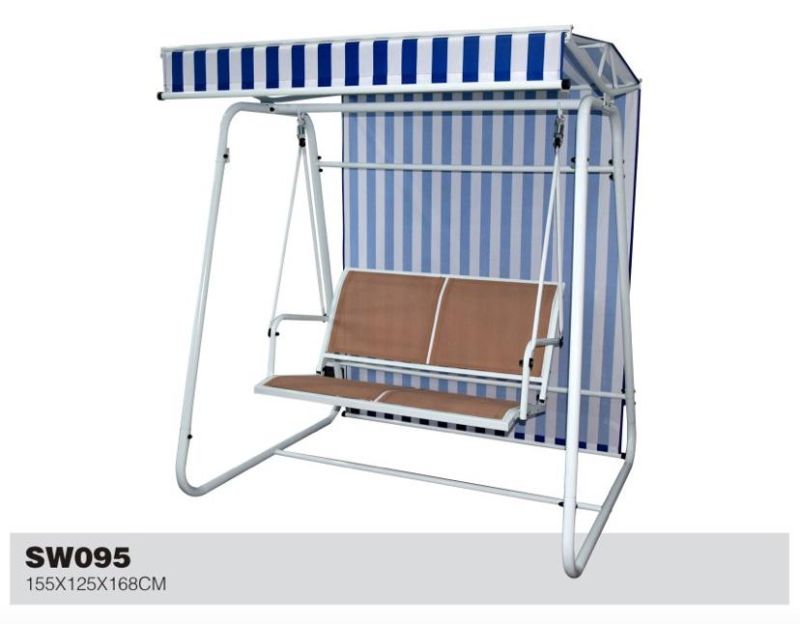 Beach Swing Chair with Backside Polyester Wall
