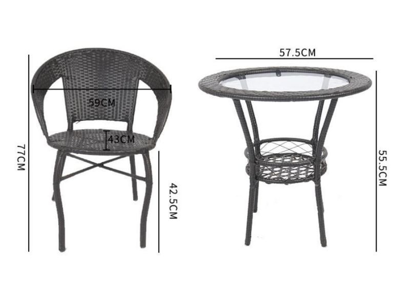 High Quality Modern Design Hotel Wedding Indoor Garden Rattan Chair