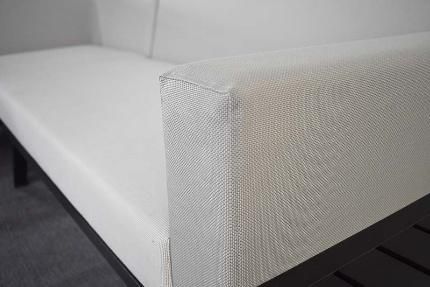 Simple Outdoor White Pool Furniture Beach Outdoor Modular Fabric Sofa Villa Furniture