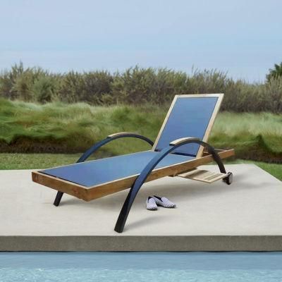 Foshan Single Folding Chairs Lounger Chair Sun Bed Beachy Beds in China