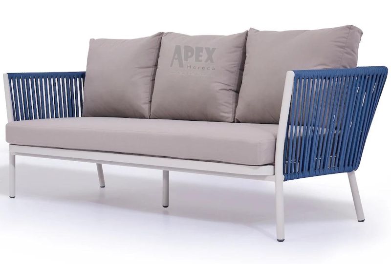 Modern Style Rope Aluminum Modular Outdoor Garden Sofa Set