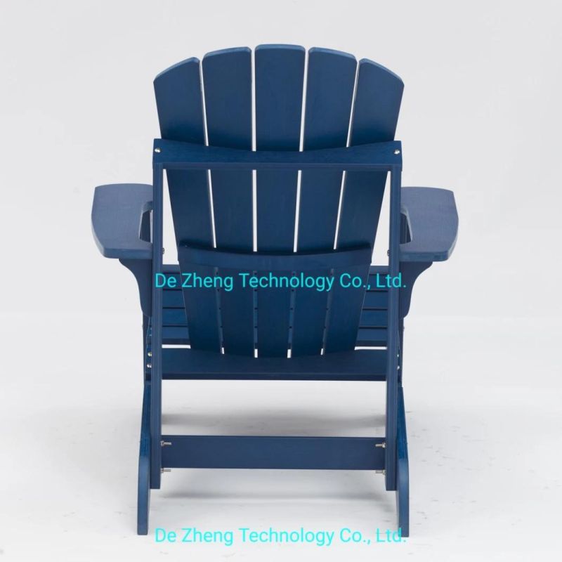 Extra High and Enforce Back Support Plastic Beach Outdoor Folding Garden Adirondack Chair for Heavy Duty