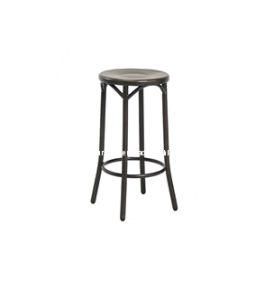 626-H65-St Replica Thonet Bar Stool in Antique Rust