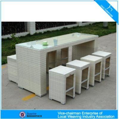 Leisure Outdoor Wicker Furniture Modern Patio Rattan Bar Set (2031)