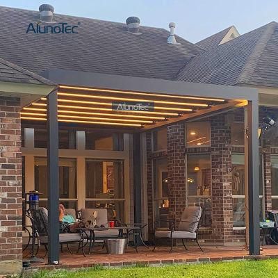 AlunoTec Durable Sunshade Waterproof Aluminium Pergolas Pergola Trellis Pergolas Bioclimatica
