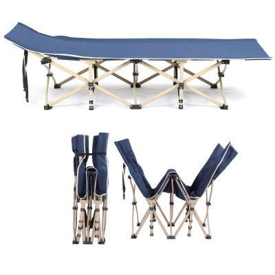 Outdoor Tactical Camping Equipment Adjustable Height Sleeping Cot Folding Camp Bed
