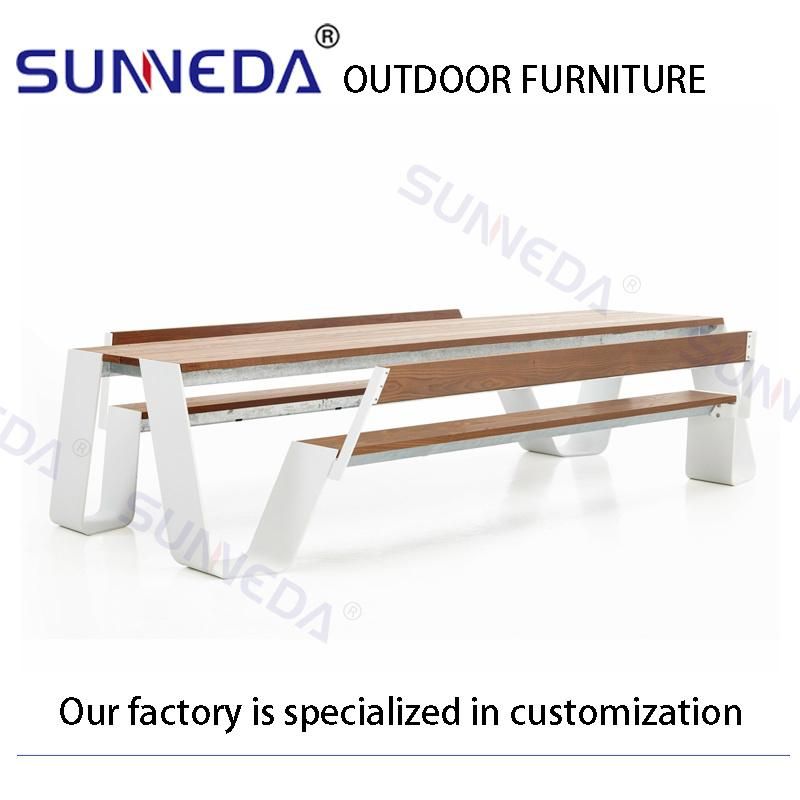 Indoor & Outdoor Dual-Use Table and Chair Sectional Furniture for Backyard