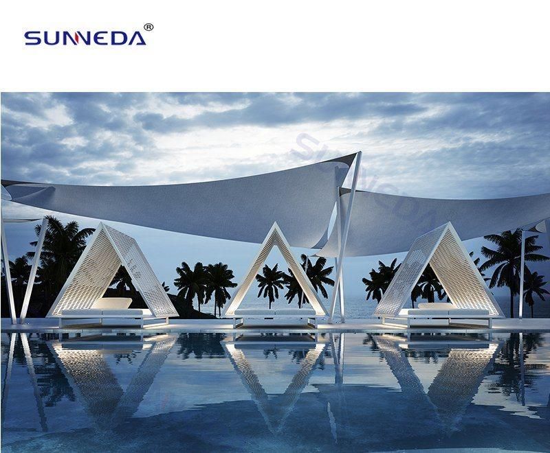 Modern Creative Design Pool Patio Beach Sunbed Hotel Furniture