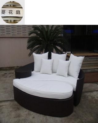 Outdoor Garden Furniture Leisure Black and White Combination Chair